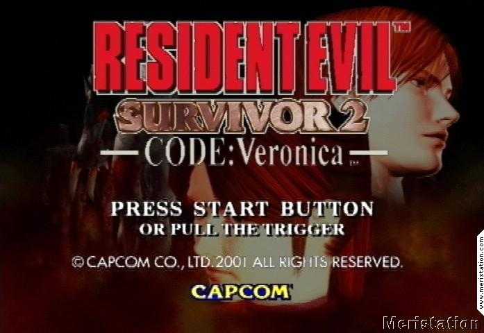 خرید بازی Resident Evil Survivor 2 Code Veronica - رزیدنت اویل برای PS2 پلی استیشن 2
