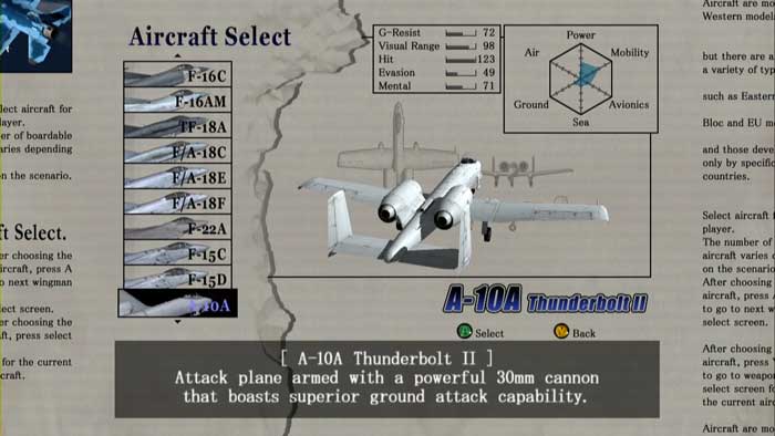 ۶۱۹۸۳۰-over-g-fighters-xbox-360-screenshot-aircraft-selection