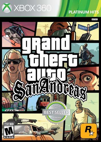 خرید بازی GTA San Andreas - جی تی ای سان آندریاس برای XBOX 360 ایکس باکس