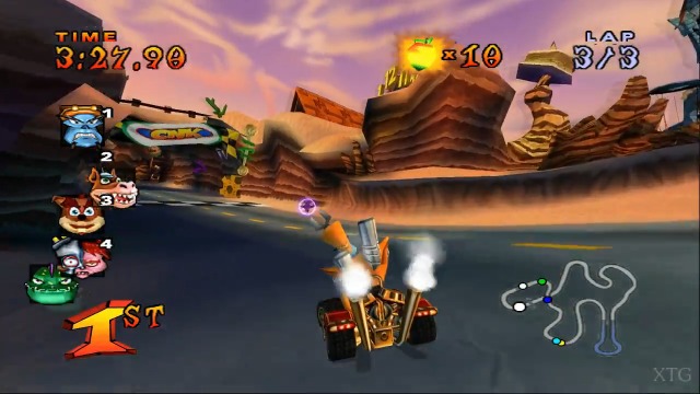 Crash-Nitro-Kart-4 خرید بازی Crash Nitro Kart - کراش برای PS2 پلی استیشن 2