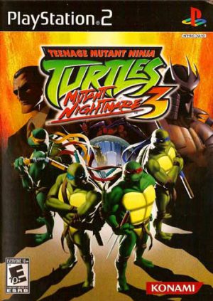 خرید بازی Teenage Mutant Ninja Turtles 3 Mutant Nightmare - لاکپشتهای نینجا برای PS2