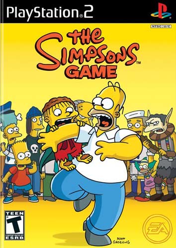 The-Simpson-Game-PS2-Cover خرید بازی The Simpsons Game برای PS2