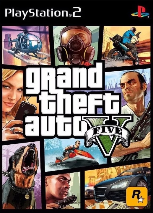خرید بازی Grand Theft Auto V جی تی ای وی برای PS2