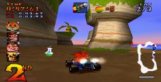 خرید بازی کراش مسابقه ای Crash Team Racing برای PS1 سونی 1