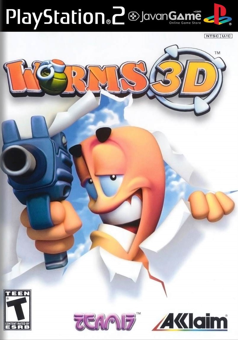 خرید بازی Worms 3D برای پلی استیشن ۲ - ps2